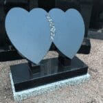 hearts memorial headstone
