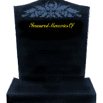 basic thistle headstone