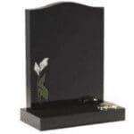 memorial headstone lily