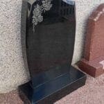 flowers memorial headstone