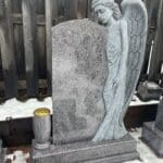 Angel Headstone Bahama Blue