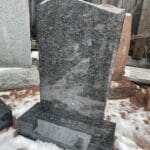Leiper Headstone Butterfly Blue