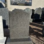 cruickshank memorials rope boarder dark grey