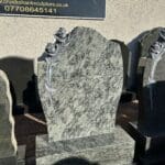 Cruickshank Sculptors Green Rose Headstone