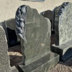 Cruickshank Sculptors Thistle Headstone Tropical Green