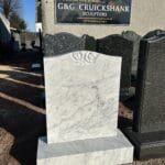 cruickshank sculptors marble headstone